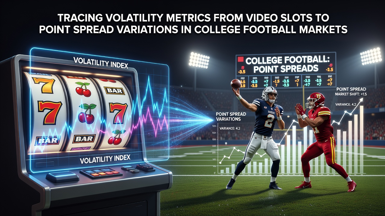 Volatility charts comparing video slot payout patterns to college football point spread movements